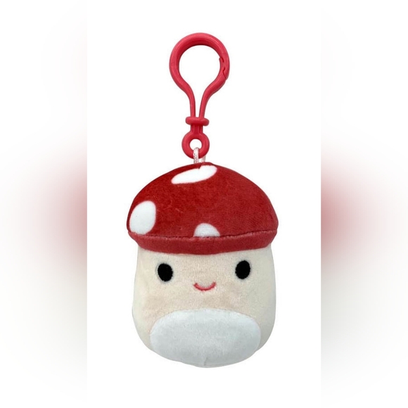 Squishmallows Other - Malcolm The Mushroom Squishmallow Clip NWT RARE